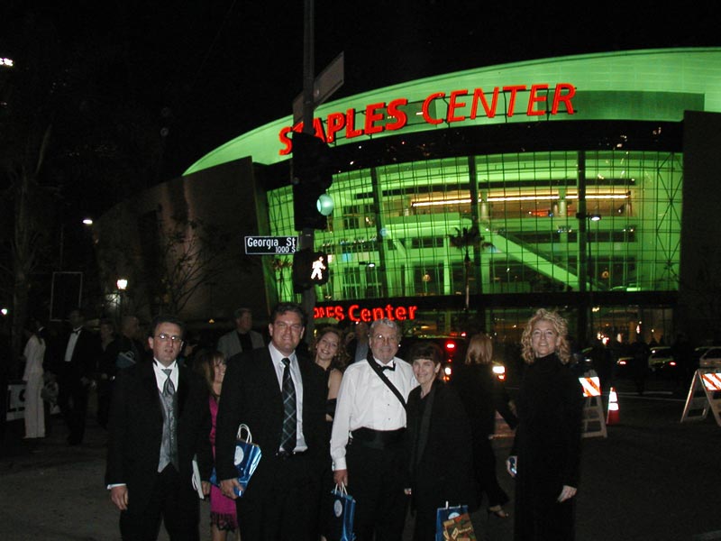 After the GRAMMYs - (left to right) Bill Dolan, Michelle, John Ovnik, Joleen Naylor, Keith Richardson, Carol Richardson, Sheri Scavo.